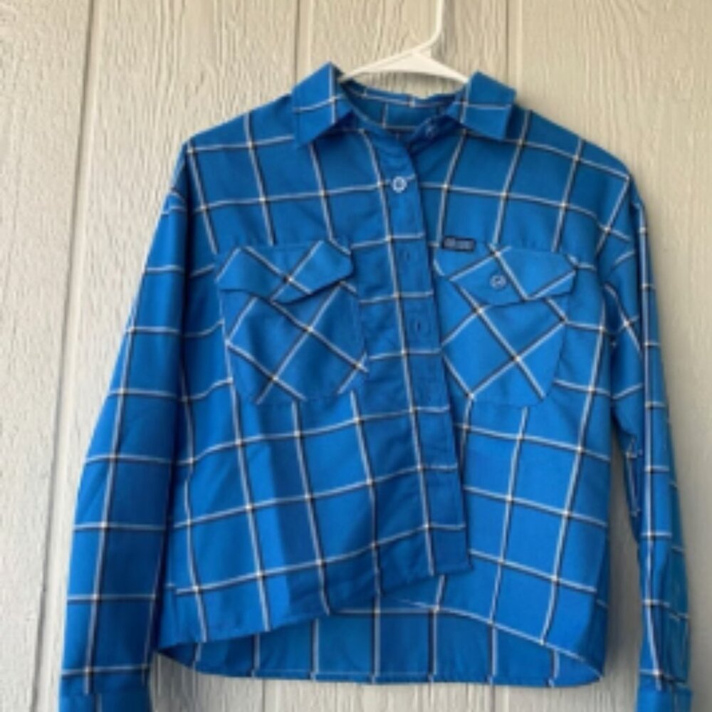 Womens cropped Dixxon flannel size S